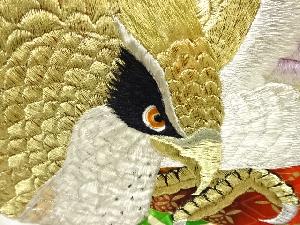 アンティーク　鷹模様刺繍紋付男児着物